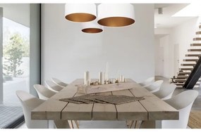 Stropné svietidlo SPACE 3xE27/60W/230V biela/zlatá