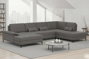 XXXLutz SEDACIA SÚPRAVA, textil, koža, mokka Sit & More - Sedačky - 00014403973P