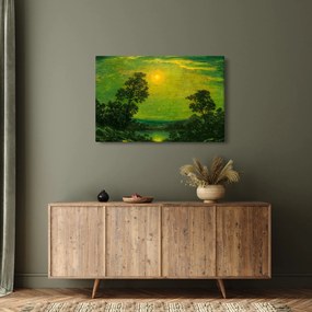 Obraz - Imitator of Ralph Albert Blakelock, Moonlight, reprodukcia (90x60 cm)