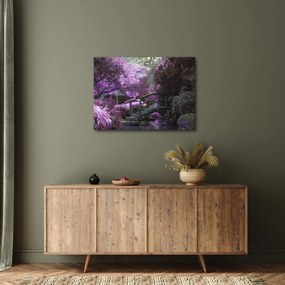 Obraz - fialové stromy (70x50 cm)