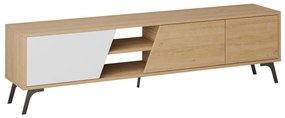 TV stolek Houseland FIONA 180 cm dub safírový/bílý