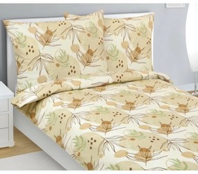 Bellatex Flanelové posteľné prádlo Autumn, 140 x200 cm, 70 x 90 cm, 140 x 200 cm, 70 x 90 cm