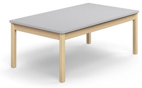 Stôl DECIBEL, 1400x800x530 mm, akustický HPL - šedá