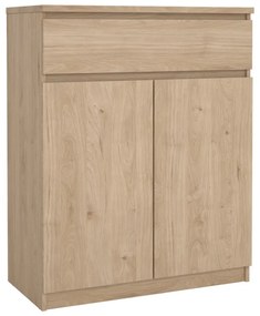 Komoda v dekore duba v prírodnej farbe 80x100x40 cm Naia – Tvilum