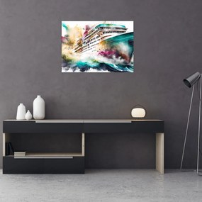 Obraz - Akvarelové more (70x50 cm)