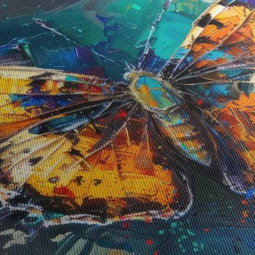 Obraz - Motýľ, olejomaľba (70x50 cm)