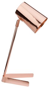 Kondela Stolná lampa, kov/rose gold, FABEL