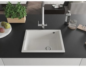 Mexen Pedro - drez granitový 56,0x46,0cm, 1-komorový, biela, 6508561000-20