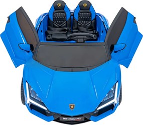 Ramiz Lamborghini Revuelto XL vozidlo Modrá