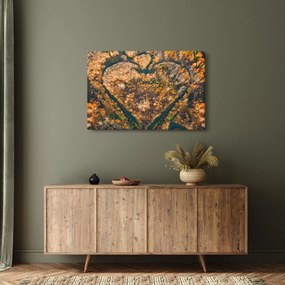Obraz - Rieka v tvare srdca (90x60 cm)