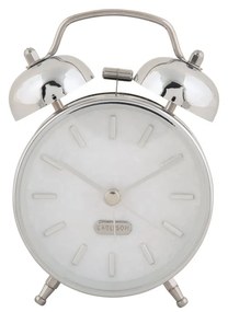Karlsson 6009CH dizajnový budík strieborná, pr. 12 cm