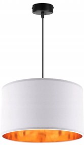 Závesné svietidlo Shade, 1x textilné tienidlo (výber zo 6 farieb), (výber z 3 farieb konštrukcie), (fi 35cm), g