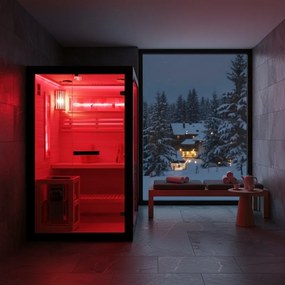 BPS-koupelny Fínska sauna Relax HYD-6717 120x120, 2 osoby