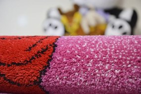 Kusový koberec KIDS princezná ružový C425