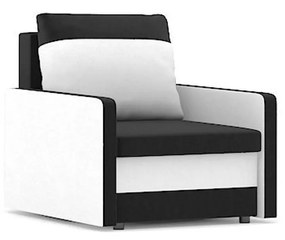 Kreslo MILTON model 2 Sivá/čierna