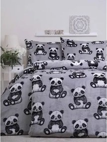 Obliečky mikroplyš Exclusive – Panda 140 × 200 cm, 70 x 90 cm