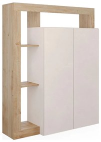 Komoda LENOR kašmír/hnedá