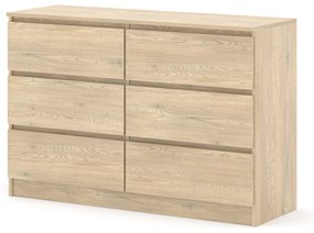 Komoda Maya S6 (dub cremona). Akcia -21%. Vlastná spoľahlivá doprava až k Vám domov. 1124944