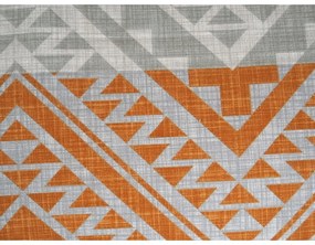 B.E.S. Petrovice Flanelové obliečky Etnic Terra, 140 x 200 cm, 70 x 90 cm