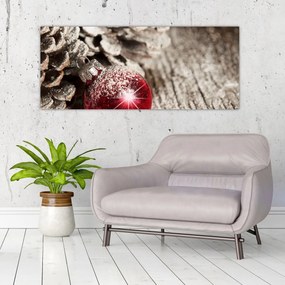 Obraz - Vianočné ozdoby (120x50 cm)