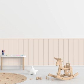 PIPPER. Textilná samolepiaca tapeta - Obdĺžnik - Hnedá farba Farba: Bledá, Veľkosť: 80 cm