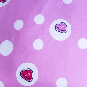 Jerry Fabrics Minnie Hearts 03 ,140x200/70x90 cm