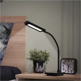 Stolná LED lampa KYLE s USB čierna