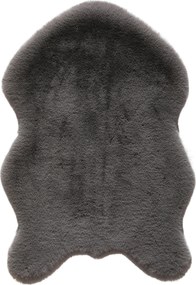 XXXLutz UMELÁ KOŽUŠINA, 60/90 cm, sivá Novel - Koberce - 007821016103