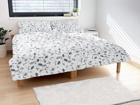 Polášek Bavlnené obliečky KVETINOVÁ HARMÓNIA - Modrá | 140 x 200 cm / 70 x 90 cm