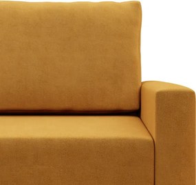 Sedacia súprava BLANK Elegant v tvare U žltá