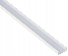 BERGE LED hliníkový profil 1m biely prisadený - sada