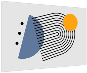 Obraz - Minimalistická abstrakcia N⁰2 (90x60 cm)