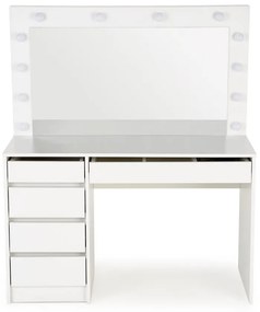Toaletný stolík Hollywood XL, biela