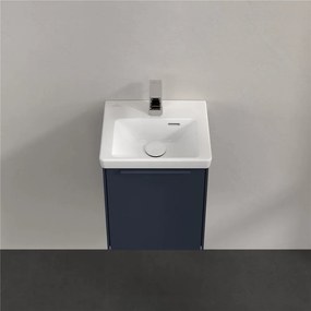 VILLEROY &amp; BOCH Subway 3.0 závesná skrinka pod umývadielko, 1 dvierka, pánty vľavo, 351 x 309 x 429 mm, Marine Blue, C58302VQ