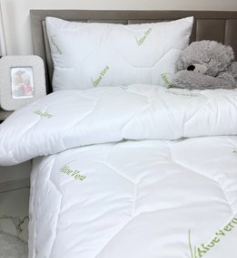Detský set Aloe Vera Green – paplón a vankúš do postieľky Veľkosť: 90x120/45x65 cm
