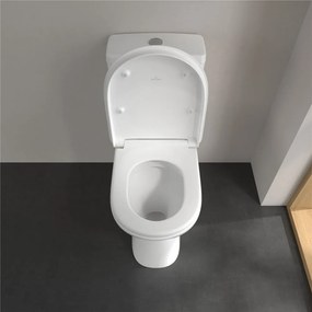 VILLEROY &amp; BOCH ViCare WC misa kombi (zvýšená) s hlbokým splachovaním bez vnútorného okraja, zadný odpad, 360 x 710 mm, biela alpská, 4620R001