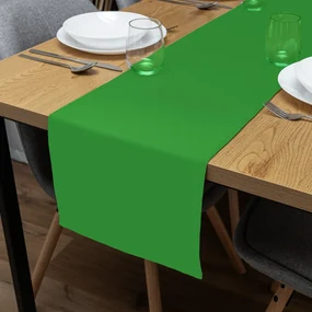 Biante Dekoračný behúň na stôl Rongo RG-043 Sýto zelený 35x140 cm
