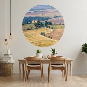 120x120cm Toskánsko - textilná nálepka na stenu Veľkosť: 120 cm