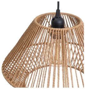 Závesné svietidlo v prírodnej farbe s tienidlom z papierového výpletu ø 33 cm – Casa Selección
