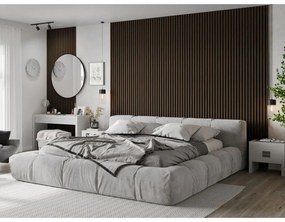 Mexen Lam-F, akustické stenové lamely 275 × 30 cm, plstený podklad 8 mm, technická dyha, orech pálený, S105-275307-3015-024