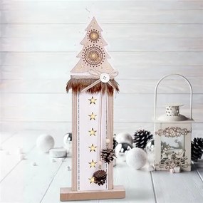 Solight 1V236 Vianočná LED dekorácia Stromček 10 LED, teplá biela, 42 cm
