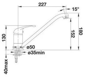 Drez Blanco Favos Mini + batéria Daras, antracit