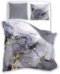 FARO Bavlnené saténové obliečky 140x200 + 70x90 cm - Minerals 007