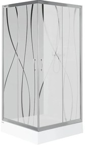 Sprchový kút KW KN/TX5B 90 W15 SB Glass Protect