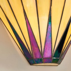 Endon 64046 - Nástenné svietidlo Tiffany DARK STAR 1xE14/40W/230V