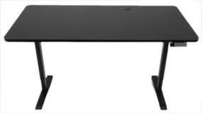 Výškovo nastaviteľný elektrický stôl BestBerg BBAT-16BB / rozmer 160x80 cm / výška 85-130 cm / čierny