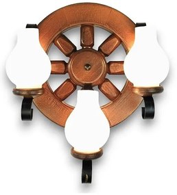 Brilagi - Nástenné svietidlo ROATA APLICA 3xE14/40W/230V buk/orech