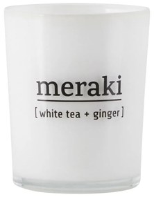 Meraki Vonná sviečka WHITE TEA&GINGER 6,7 cm (Mkap022)