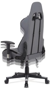 BONTEC Herné kreslo, hojdací mechanizmus, sivá, KA-F05 GREY Farba: Šedá