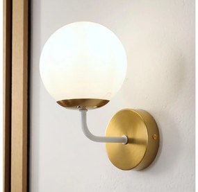 Brilagi - Nástenná lampa MALIVA 1xE14/15W/230V zlatá/biela